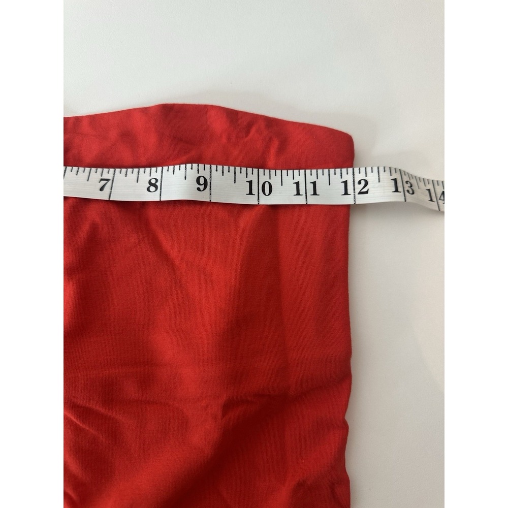 New Skims Cotton Jersey Tube Top Women's XS Ruby Stretch Strapless Comfy - Picture 6 of 10